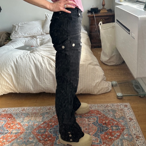 I AM GIA button shorts X pants size small - Picture 2 of 4